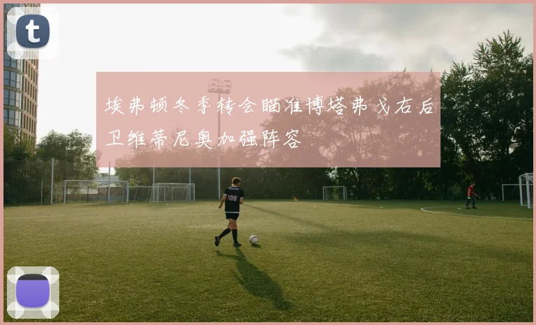 埃弗顿冬季转会瞄准博塔弗戈右后卫维蒂尼奥加强阵容